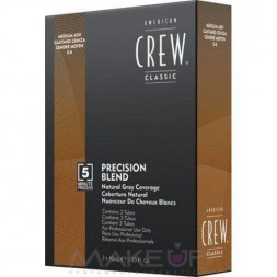American Crew Precision Blend Краска для седых волос Средний натур 4/5