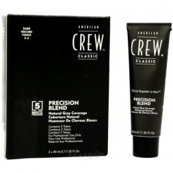 American Crew Precision Blend Краска для седых волос темный оттенок 2/3