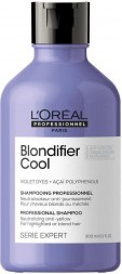 Loreal Blondifier Gloss COOL Шампунь для нейтрализации желтизны холодных оттенков блонд (Реновация) 300 мл