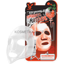 Маска для лица тканевая регенерирующая Elizavecca Red Ginseng Deep Power Ringer Mask Pack 23 мл