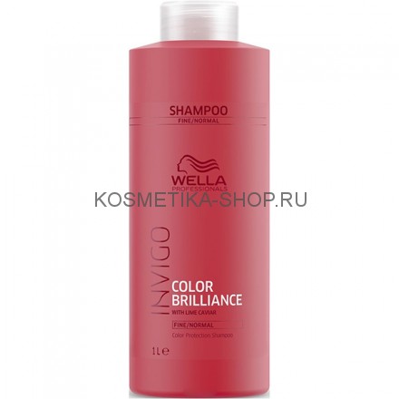 Шампунь для окрашенных тонких и нормальных волос Wella INVIGO Color Brilliance Fine Normal Shampoo 1000 мл