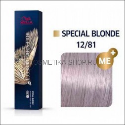 Краска для волос Wella Koleston Perfect ME+ блонд 12/81 белое золото 60 мл