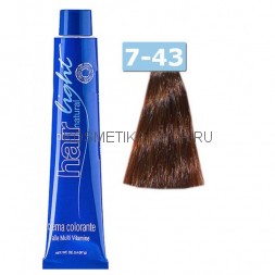 Краска Hair Company Natural Light 7.43 русый медный золотистый 100 мл