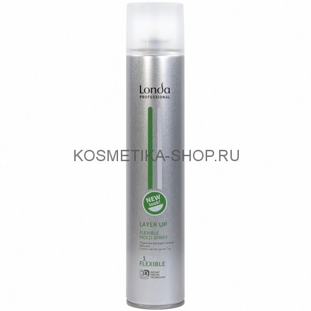 Лак для волос подвижной фиксации Londa Professional Layer Up Flexible Hold Spray 500 мл