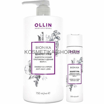 Шампунь против выпадения волос энергетический Ollin Bionika Energy Anti Hair Loss Shampoo 250 мл