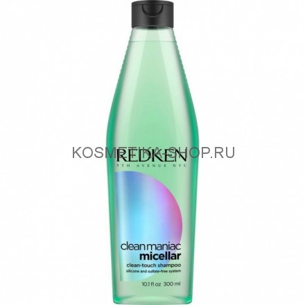 Шампунь на основе мицеллярной воды для глубокого очищения Redken Clean Maniac Shampoo 300 мл