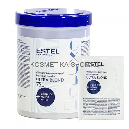 Обесцвечивающая пудра Estel De Luxe Ultra Blond 30 грамм