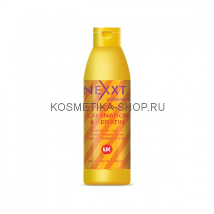 Шампунь-шелк ламинирование и кератирование волос Nexxt Silk Lamination and Keratin Shampoo 1000 мл