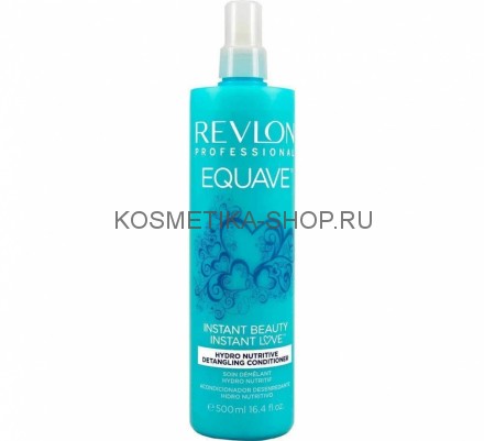 Revlon Professional Equave Instant Beauty Hydro Nutritive Detangling Conditioner - Несмываемый разглаживающий кондиционер увлажняющий и питающий 500 мл