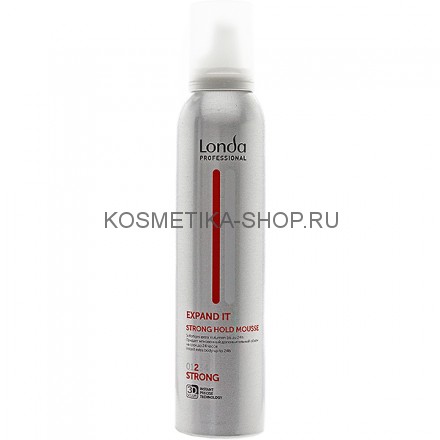 Пена для укладки волос сильной фиксации Londa Expand It Strong Hold Mousse 250 мл