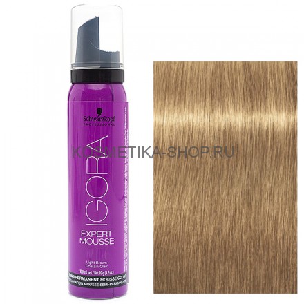 Оттеночный мусс Schwarzkopf Igora Expert Mousse 9.5-55 светлый блондин золотистый экстра 100 мл