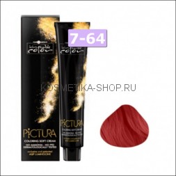 Краска без аммиака Hair Company Pictura 7.64 Русый тициановый интенсивный 100 мл