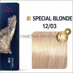 Краска для волос Wella Koleston Perfect ME+ блонд 12/03 чайная роза 60 мл