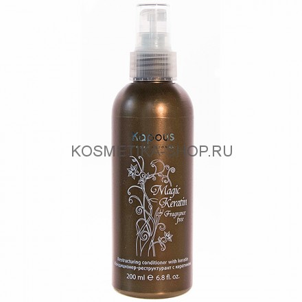 Кондиционер-реструктурант с кератином для волос Kapous Magic Keratin Conditioner 200 мл