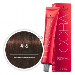 Краска Igora Royal 4-6 средний коричневый шоколадный 60 мл