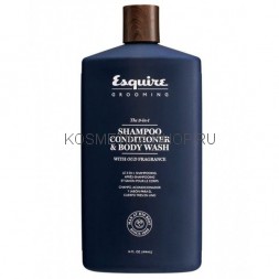 CHI Esquire MEN 3-in-1 Shampoo, Conditioner, Bodywash Мужской 3 в 1 Шампунь, Кондиционер и Гель для Душа 414мл