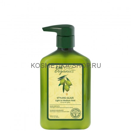 CHI Olive Organics Styling Glaze Гель стайлинг средней фиксации 340 мл