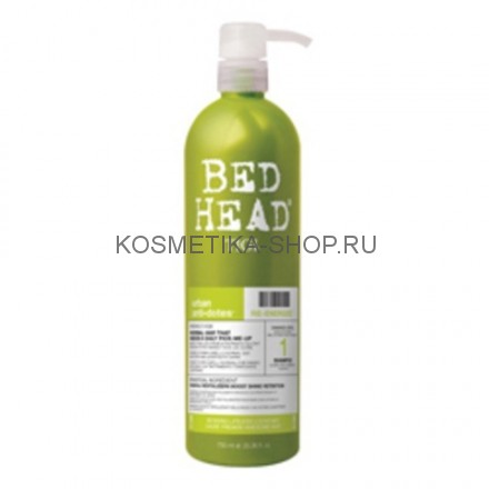 Шампунь для нормальных волос уровень 1 Tigi Bed Head Urban Anti+dotes Re - Energize 750 мл