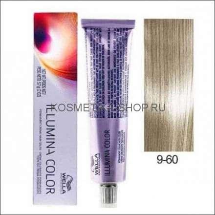 Краска Wella Illumina Color 9/60 очень светлый блонд фиолетовый натуральный 60 мл