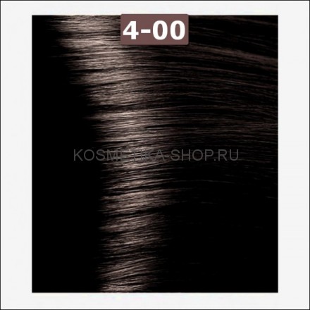 Крем-краска Kapous Magic Keratin 4.00 коричневый интенсивный 100 мл