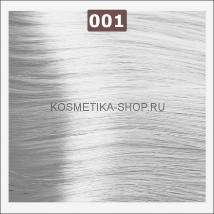 Крем-краска Kapous Magic Keratin NA 001 серебристый 100 мл