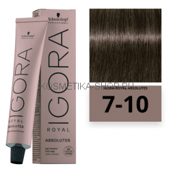 Краска Schwarzkopf Igora Royal Absolutes 7-10 средний русый сандрэ натуральный 60 мл