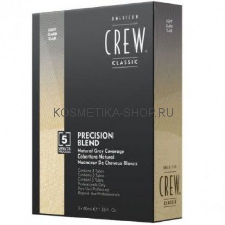 American Crew Precision Blend Краска для седых волос Блонд 7/8