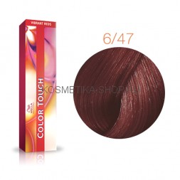 Краска Wella Color Touch 6/47 красный гранат 60 мл