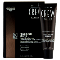 American Crew Precision Blend Краска для седых волос Средний пепел 5/6