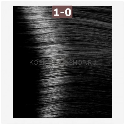 Крем-краска Kapous Magic Keratin 1.0 черный 100 мл