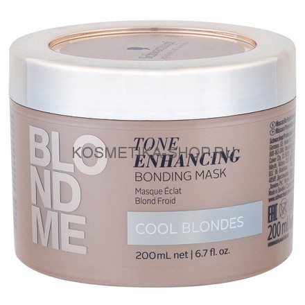 Бондинг-маска для поддержания холодных оттенков блонд Schwarzkopf Blondme Tone Enhancing Bonding Mask Cool 200 мл