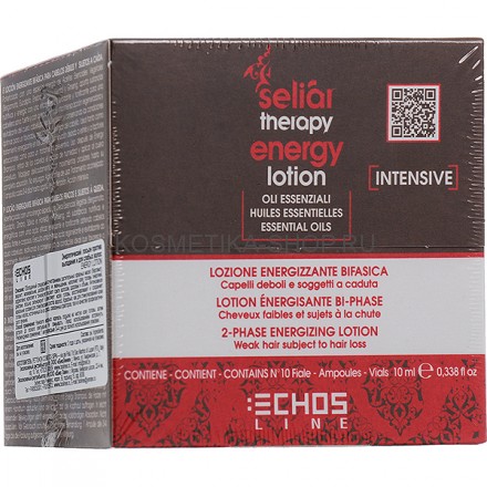 Энергетический лосьон против выпадения волос Echos Line Seliar Therapy Energy Lotion 10 шт. по 10 мл