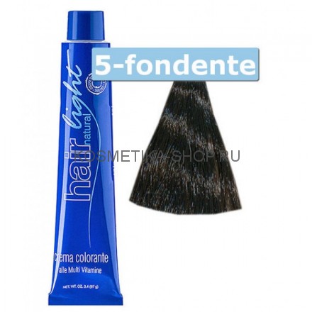 Краска Hair Company Natural Light 5 cioccolato fondente тёмный шоколад 100 мл