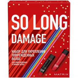 Matrix Total Results So Long Damage Подарочный Набор для восстановления поврежденных волос (Шампунь 300 мл, кондиционер 300 мл)