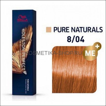 Краска для волос Wella Koleston Perfect ME+ 8/04 яркий закат 60 мл