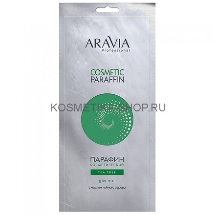 Парафин косметический для ног Чайное дерево ARAVIA Professional Cosmetic Paraffin Tea Tree 500 грамм