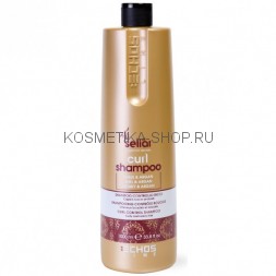 Шампунь для вьющихся волос мед и масло аргании Echosline Seliar Curl Shampoo 1000 мл