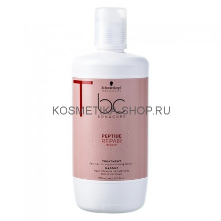 Маска для восстановления волос Schwarzkopf Bonacure Peptide Repair Rescue Treatment 750 мл