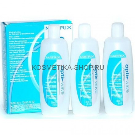 Matrix Opti.Wave Waving Lotion For Sensitised Hair Лосьон для завивки чувствительных волос 3x250 мл