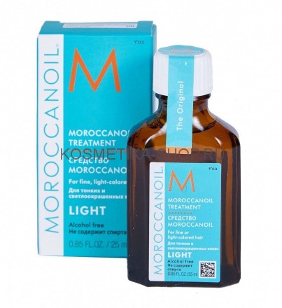 Moroccanoil Oil Light Treatment for blond or fine hair Восстанавливающее масло для светлых или тонких волос 25 мл