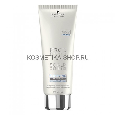 Очищающий шампунь для волос Schwarzkopf Bonacure Scalp Genesis Purifying Shampoo 200 мл