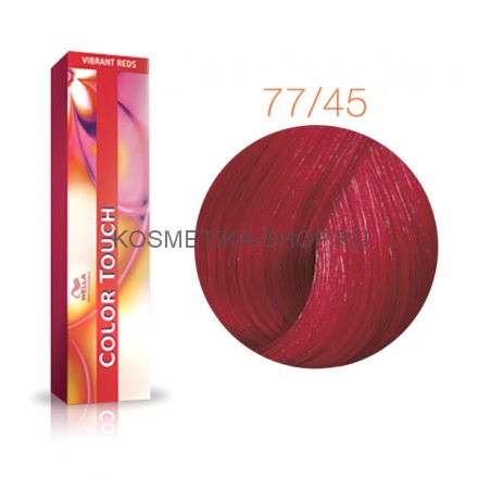 Краска Wella Color Touch 77/45 красный шелк 60 мл