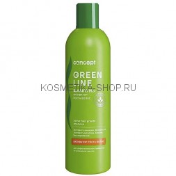 Шампунь против выпадения и для активации роста волос Concept Green Line Active Hair Growth 300 мл