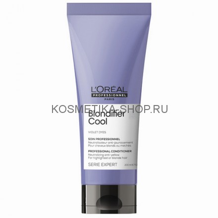 Смываемый уход-кондиционер для холодных оттенков блонд Loreal Serie Expert Blondifier Cool Conditioner 200 мл