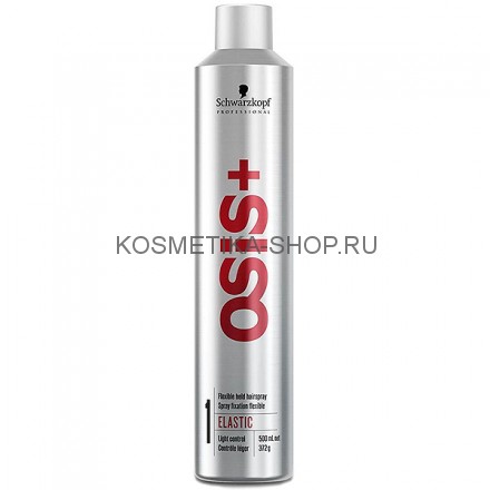 Лак для волос эластичной фиксации Schwarzkopf OSIS+ Elastic №1 500 мл