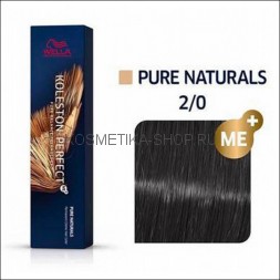 Краска для волос Wella Koleston Perfect ME+ 2/0 черный натуральный 60 мл