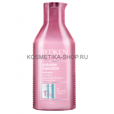 Redken Volume Injection Shampoo - Шампунь для объёма и плотности волос 300 мл