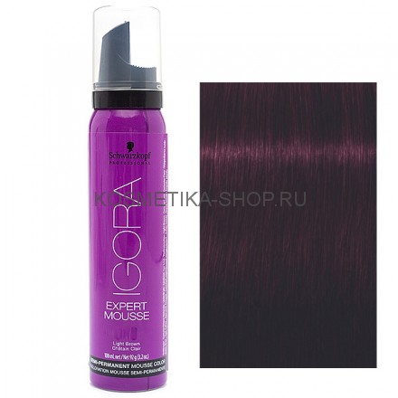 Оттеночный мусс Schwarzkopf Igora Expert Mousse 5-99 коричневый фиолетовый экстра 100 мл