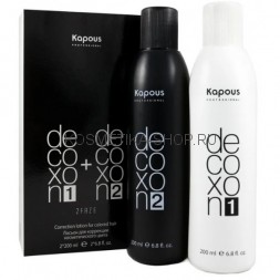Лосьон для коррекции цвета волос Kapous Professional Decoxon 2 Faze 200+200 мл