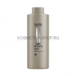 Восстанавливающий шампунь для волос с кератином Londa Fiber Infusion Shampoo 1000 мл